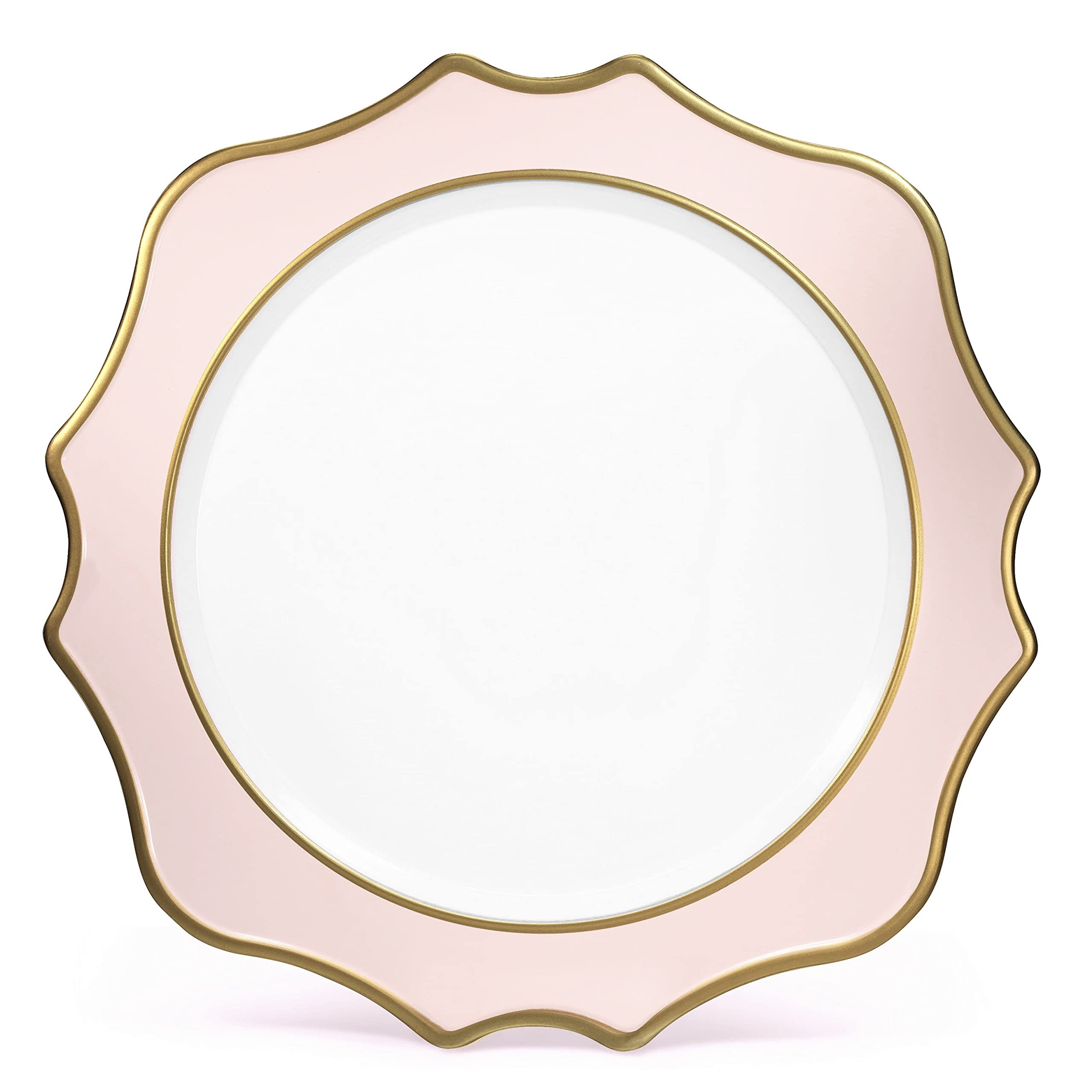 " OCCASIONS" 10 Pieces Round 13'' Round Acrylic Plastic Wedding Chargers, Dinner Party Decoration Ch | Amazon (US)