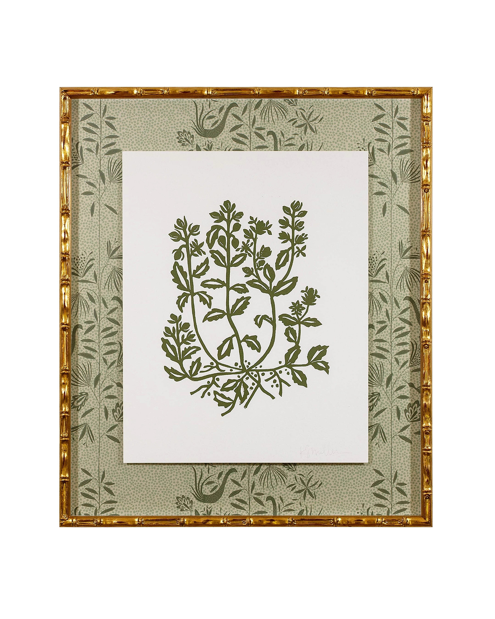 "Botanical 46A" by Katherine Stratton Miller | Serena and Lily