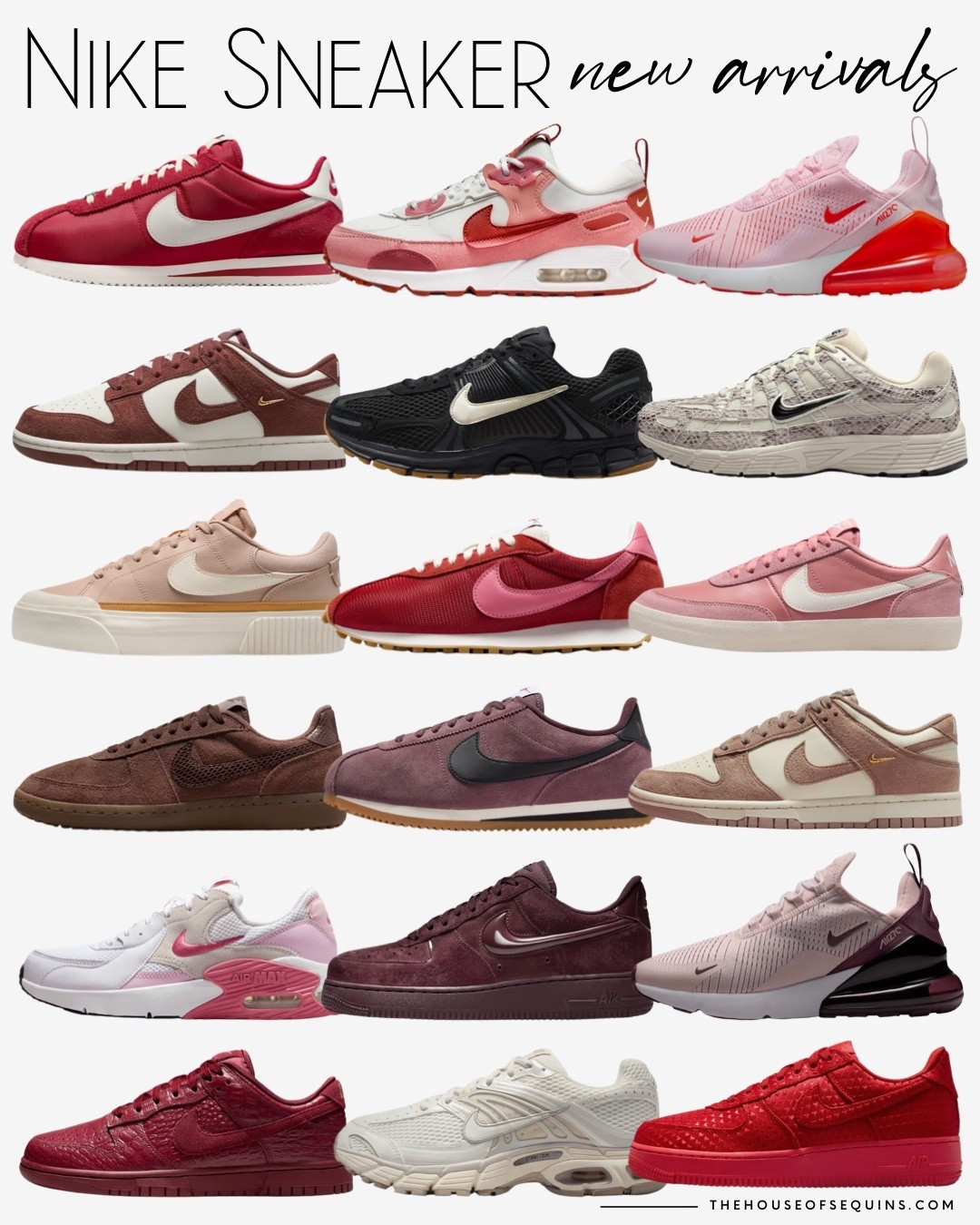 Shop Nike Sneaker new arrivals! Valentine outfit sneaker

#LTKActive #LTKSaleAlert #LTKFindsUnder100