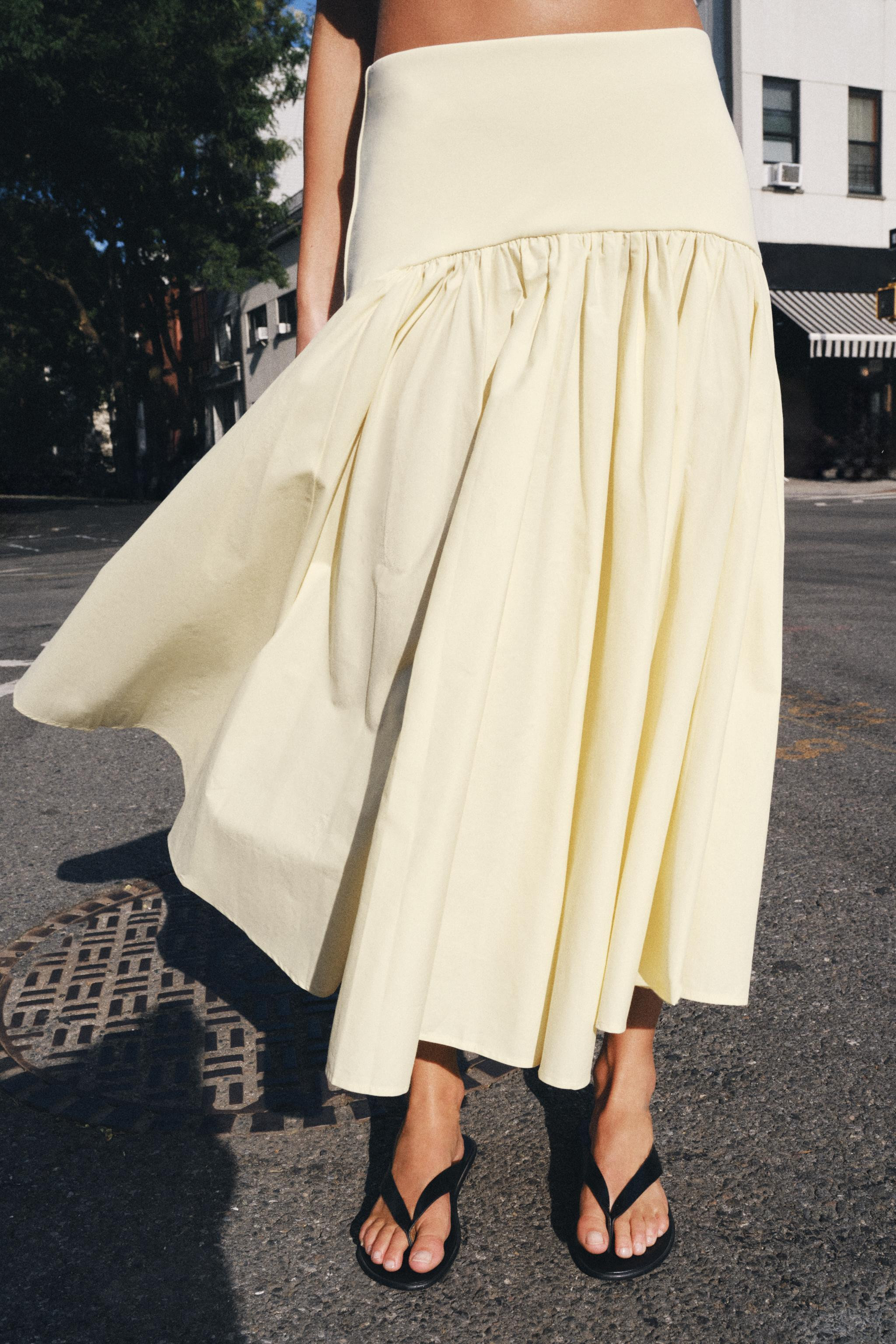 COMBINED INTERLOCK SKIRT | Zara UK