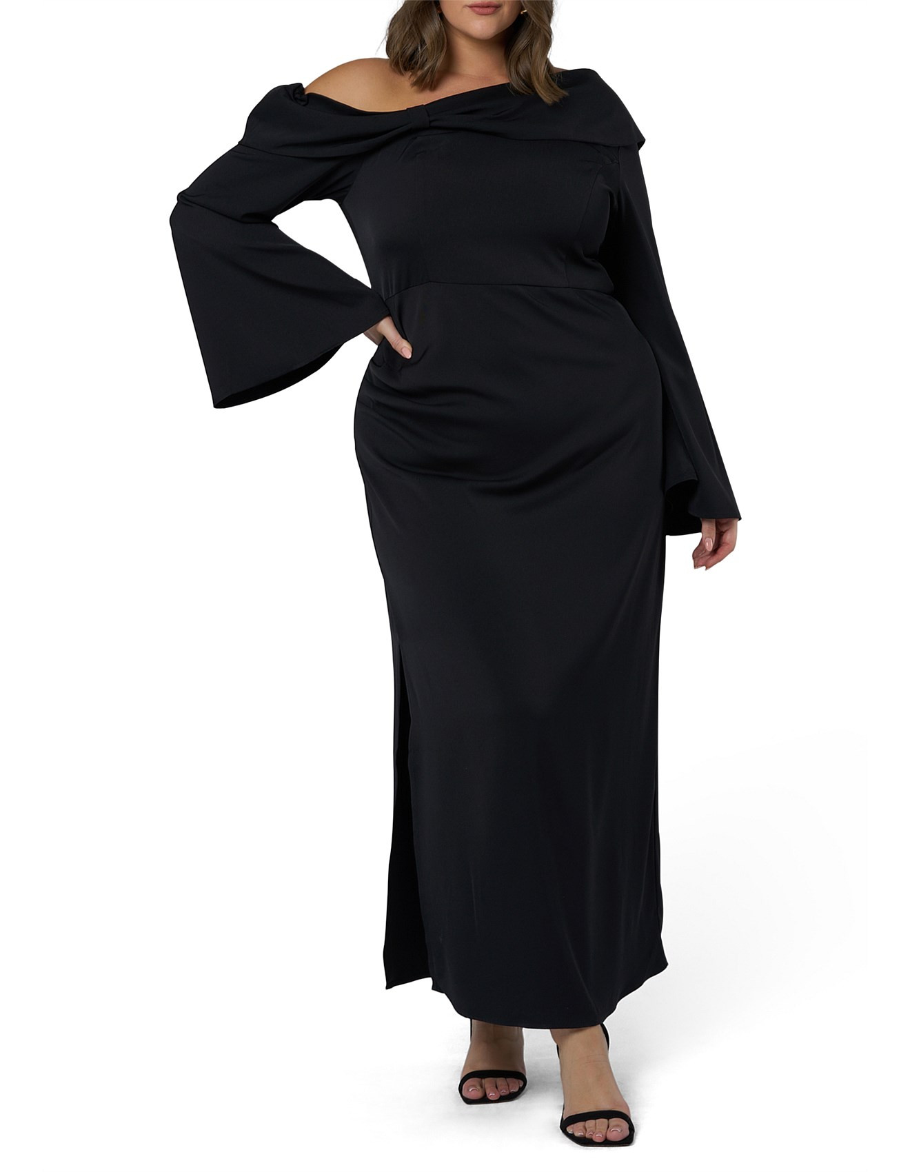 PINK DUSK-SAY MY NAME MIDI DRESS | David Jones (Australia & New Zealand)