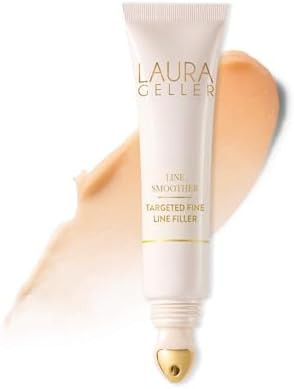 LAURA GELLER Line Smoother Targeted Fine Line Blurring Primer | Wrinkles & Pores, Subtly Tinted, ... | Amazon (US)