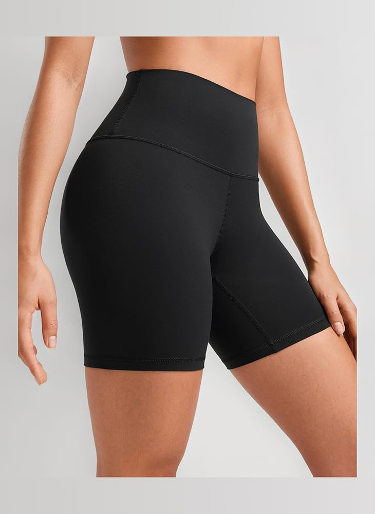 CRZ YOGA Womens Butterluxe Yoga Shorts - 2.5''/4''/6''/8'' High Waisted Workout Gym Leggings Runn... | Amazon (UK)