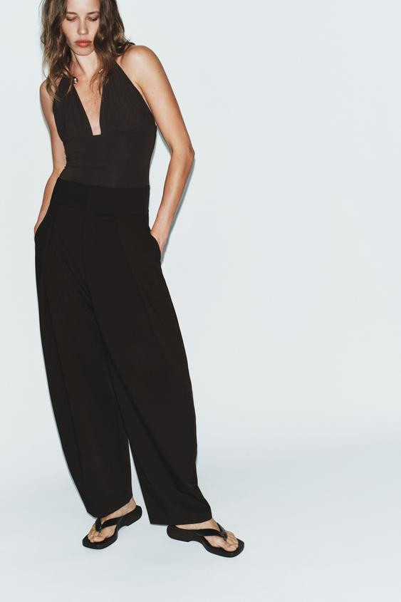 BALLOON PLEAT TROUSERS | Zara UK