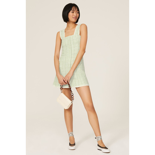 Maje Rinova Mini Dress green | Rent the Runway