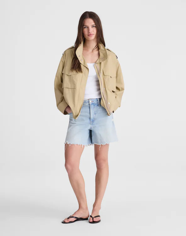 Field Jacket in Washed Poplin | Madewell