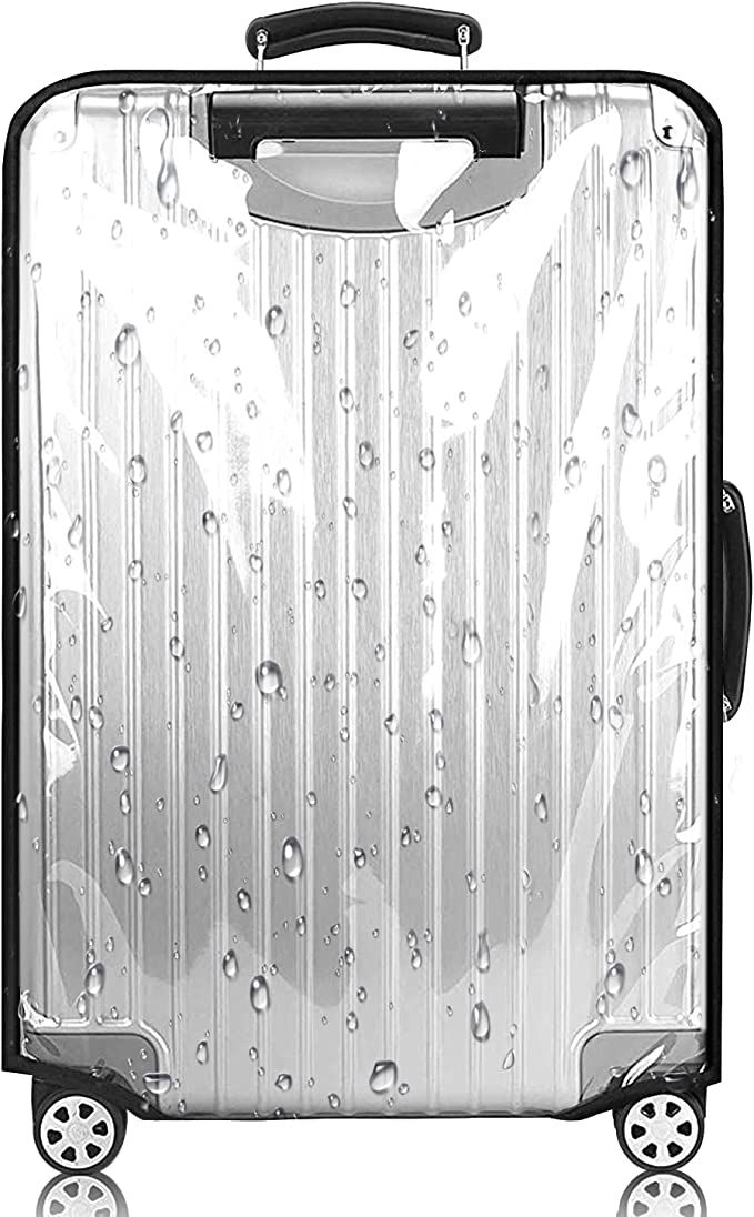 Feybaul PVC Luggage Protector Cover,Clear Suitcase Cover Protector,20 Inch Transparent Luggage Pr... | Amazon (US)
