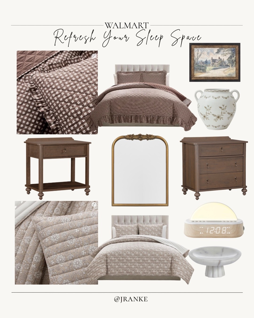 New Walmart bedroom finds just dropped, and they’re so good. 🤎

If you’re dreaming of a cozy bedroom refresh, these pieces are giving elevated style without the designer price tag. From the beautiful bedding to the warm wood furniture and timeless décor, I’m obsessed with every single find.

Everything is linked in my LTK! ✨ 

#WalmartHome #WalmartFinds #HomeDecor #BedroomRefresh #CozyHome #NeutralHomeDecor #AffordableHomeDecor #BedroomInspo #HomeStyle #CozyBedroom #HomeFinds

#LTKHome #LTKmomlife #LTKdayinmylife