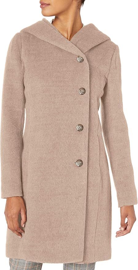 Cole Haan Women's Alpaca Blend Dropped Shoulder Coat | Amazon (US)