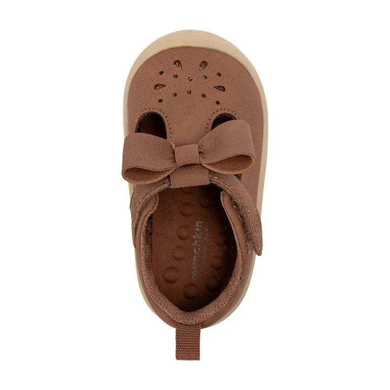 Munchkin by Stride Rite Baby Girl Peyson Bow T-Strap Dress Shoe | Walmart (US)