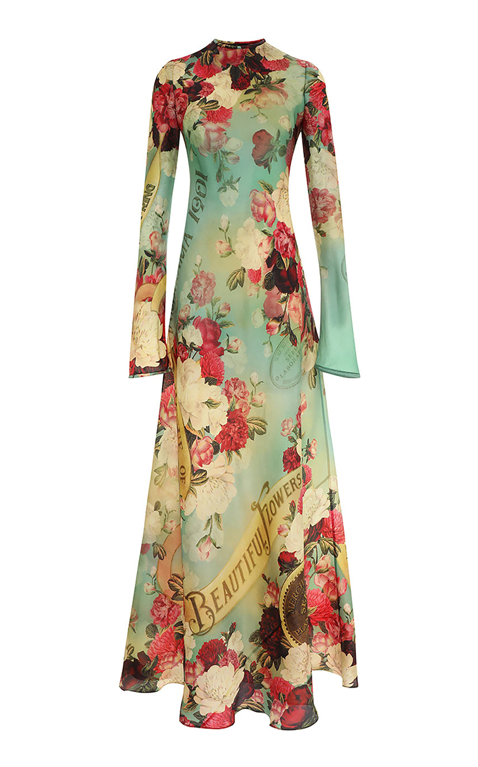Wonderland Silk Maxi Dress | Moda Operandi (Global)