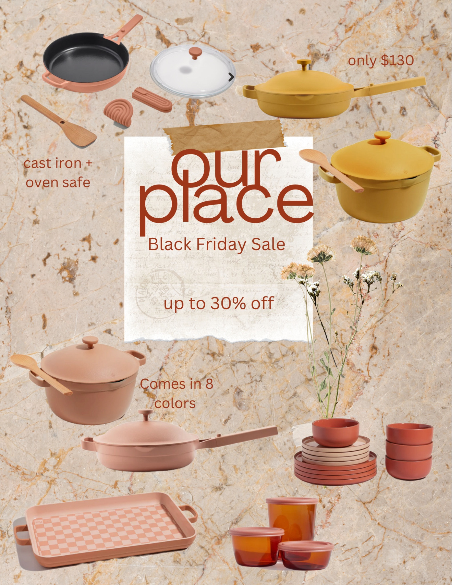 Our Place is having a Black Friday sale!
I got the always pan for Christmas 2 years ago, and it’s still my most used kitchen item!
It looks cute, cooks well and has a 100 day money back guarantee!
Next item on my wish list is the matching perfect pot + oven tray!

#LTKsalealert #LTKhome #LTKCyberweek