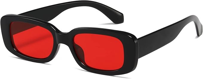 kimorn Rectangle Sunglasses for Women Men Trendy Retro Fashion Sun Glasses 90’s Vintage UV 400 ... | Amazon (US)
