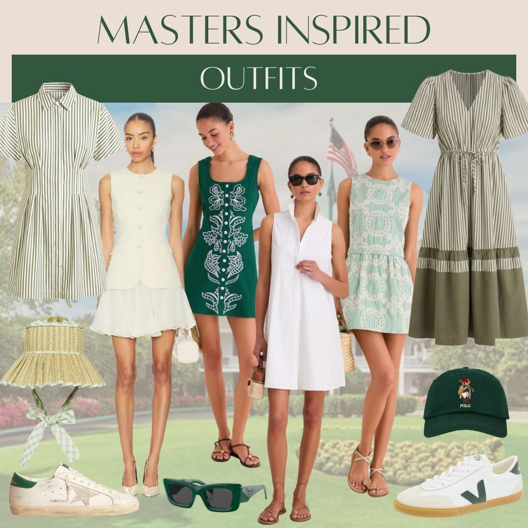 Masters inspired outfits 💚⛳️ #golf #masters #mastersoutfits #outfitinspo #athleisure #active #tennishoes  

#LTKActive #LTKootd