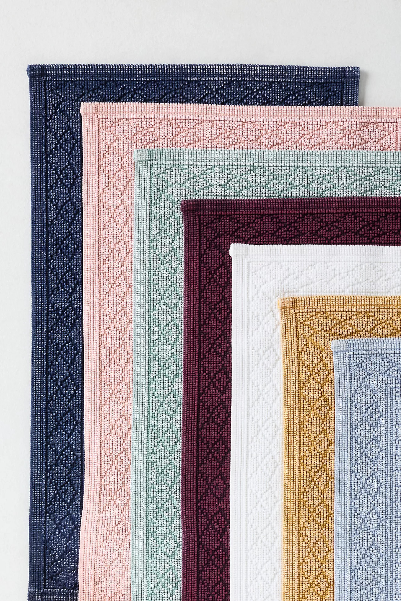 Misona Stonewashed Cotton Bath Mat | Anthropologie (US)