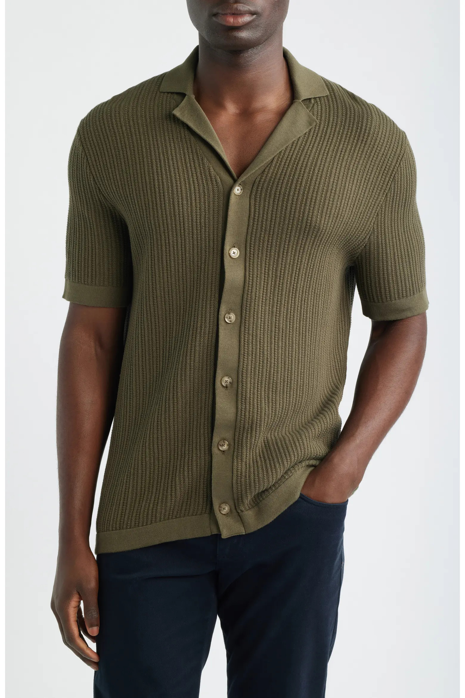 BOSS Lomaro Short Sleeve Cardigan (Men) | Nordstrom | Nordstrom