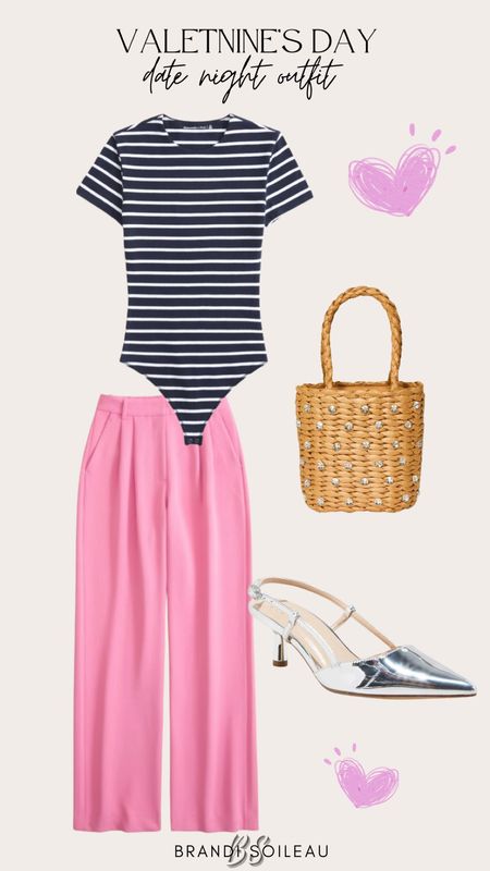 Valentine’s Day date night out

Pink pants, Valentine’s Day, target fashion, Abercrombie, silver shoes, spring outfits 

#LTKstyletip #LTKSeasonal #LTKitbag