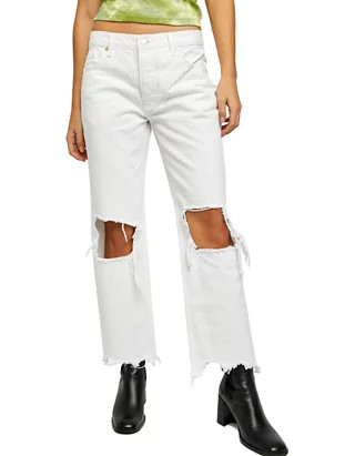 Maggie Mid Rise Straight Jeans | Belk