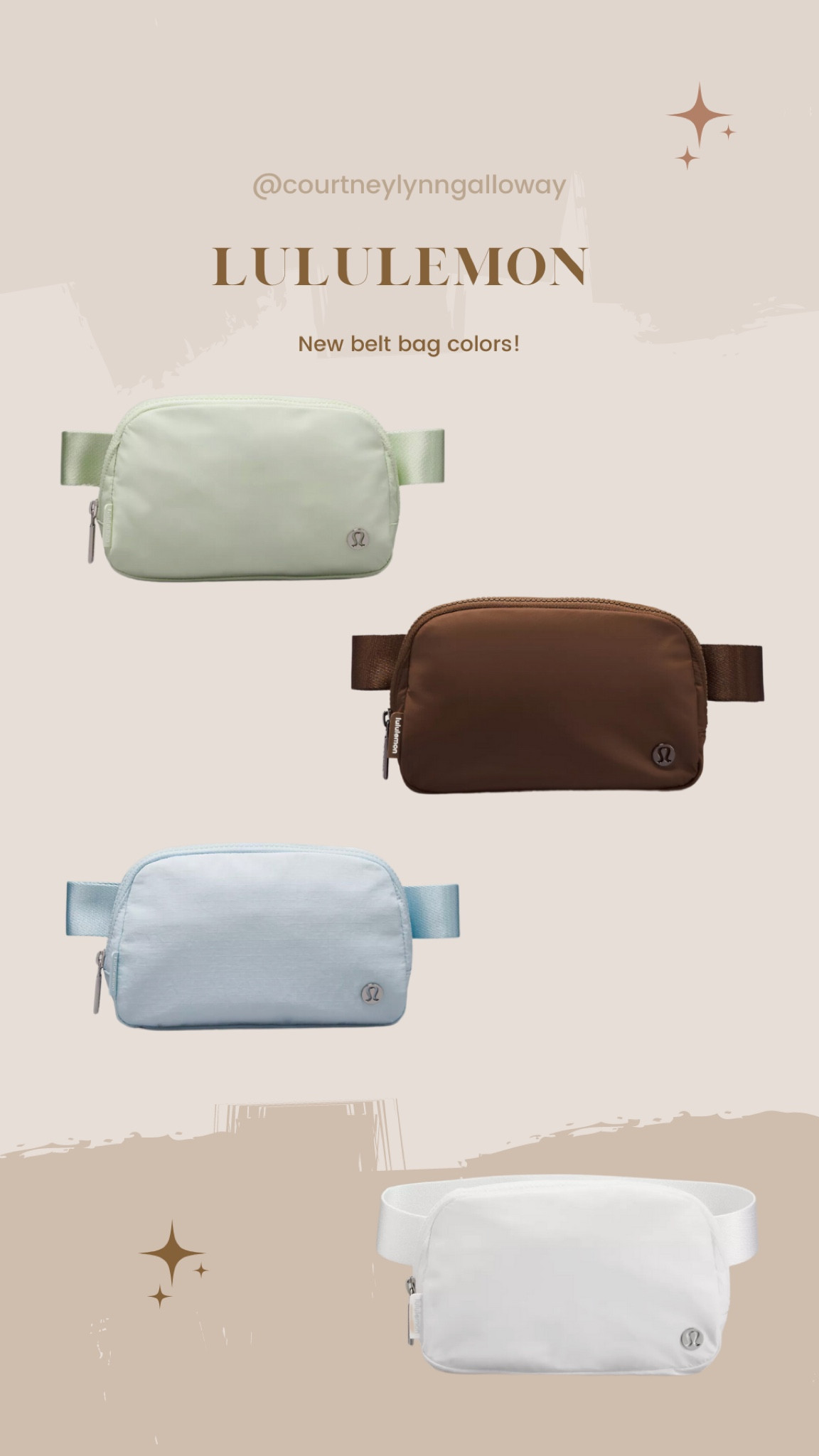 New lululemon belt bag colors! So many cute ones for spring and summer! 

#beltbag #lululemon #fitness #spring #summer


#LTKstyletip #LTKitbag #LTKfit
