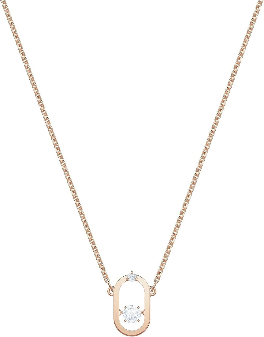 SWAROVSKI Sparkling Dance North Necklace, Earrings, and Bracelet Jewelry Collection, Rose Gold To... | Amazon (US)
