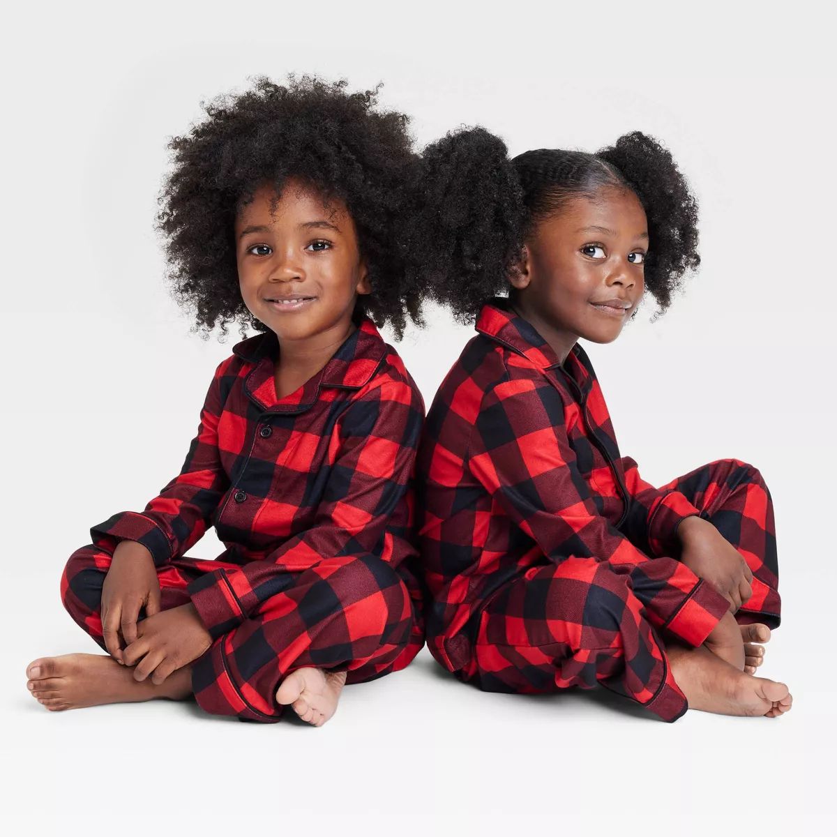 Toddler Buffalo Check Matching Family Pajama Set - Wondershop™ Red 3T | Target