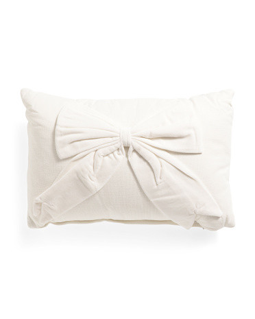 14x20 Bowery Bow Pillow | TJ Maxx