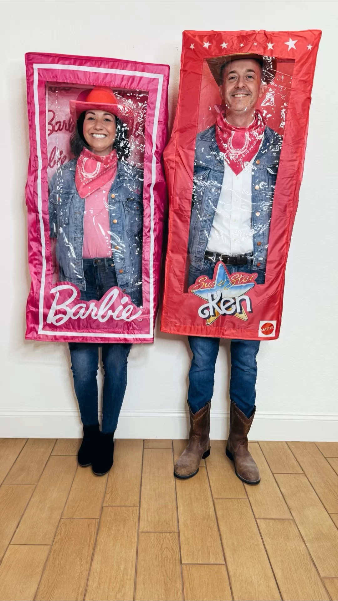 Barbie Doll and Ken Doll Box Costume Set