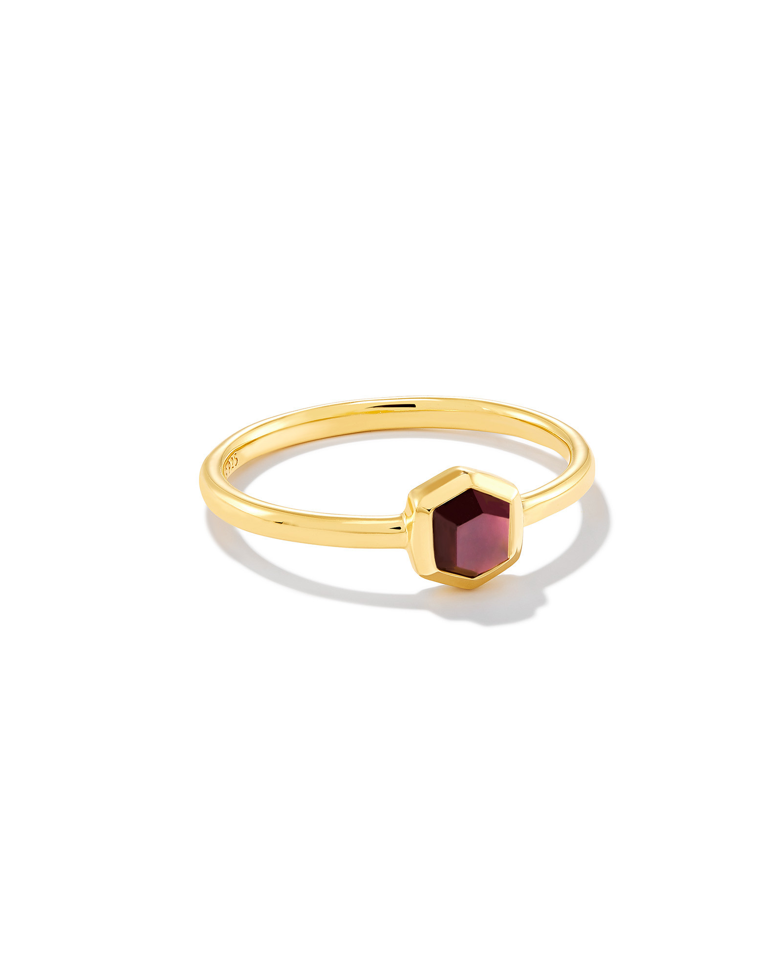 Davie 18k Gold Vermeil Band Ring in Ruby | Kendra Scott