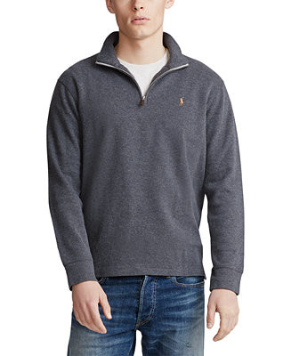 Polo Ralph Lauren Men's Estate-Rib Cotton Quarter-Zip Pullover & Reviews - Sweaters - Men - Macy'... | Macys (US)