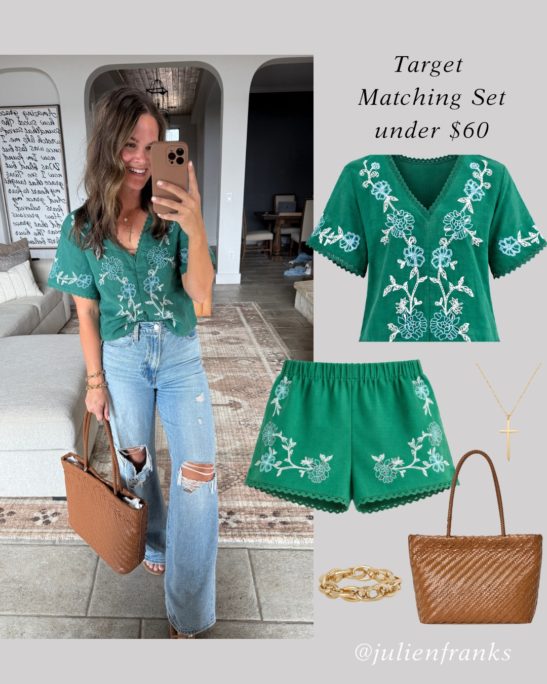 Seriously love this top from target and they just released matching shorts! Snagged them so fast remind me of Anthropologie #targetfinds #targetfashion #matchingset 

#LTKgrwm #LTKdayinmylife #LTKootd