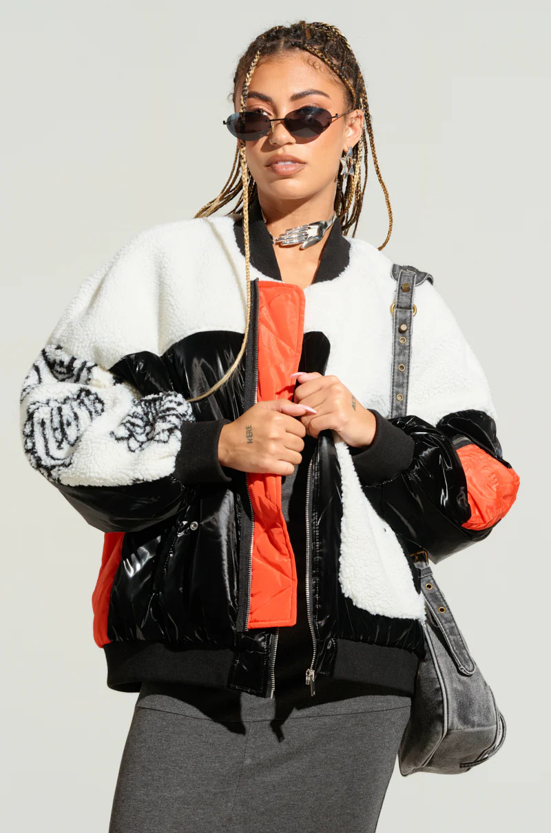 LENNIE MIXED MEDIA BOMBER | AKIRA