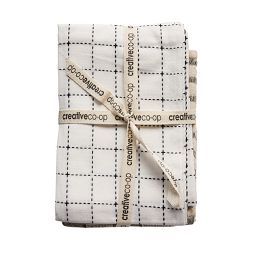 Cotton Tea Towels Set of 3 - White/Blue - 3R Studios | Target