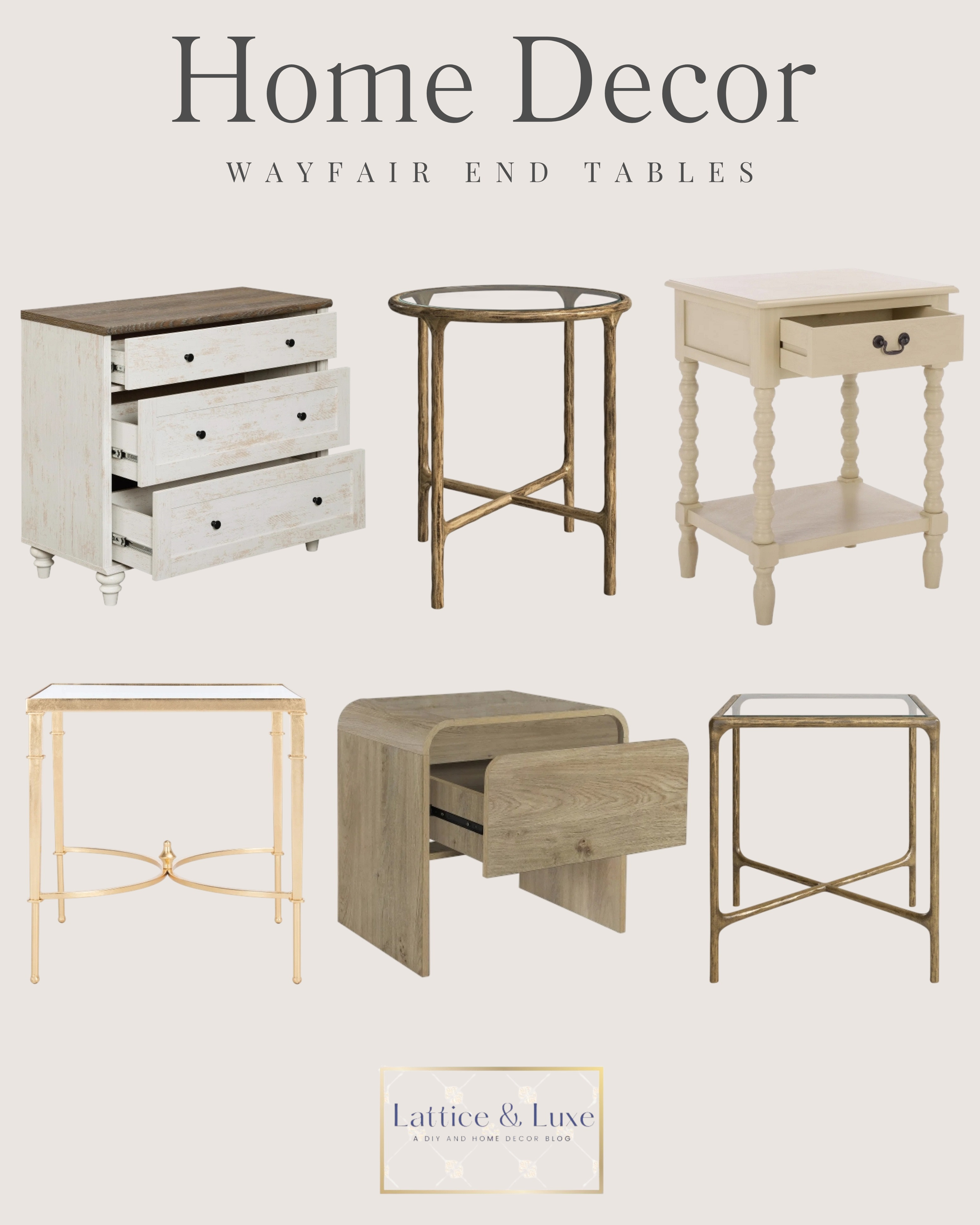 Elevate your living space with these stylish Wayfair end tables. Whether you prefer modern minimalism or classic charm, these versatile pieces add the perfect finishing touch to any room. Tap to shop these top-rated home decor finds! #WayfairFinds #HomeDecor #InteriorStyle 

 #LTKdayinmylife #LTKHome #LTKSaleAlert