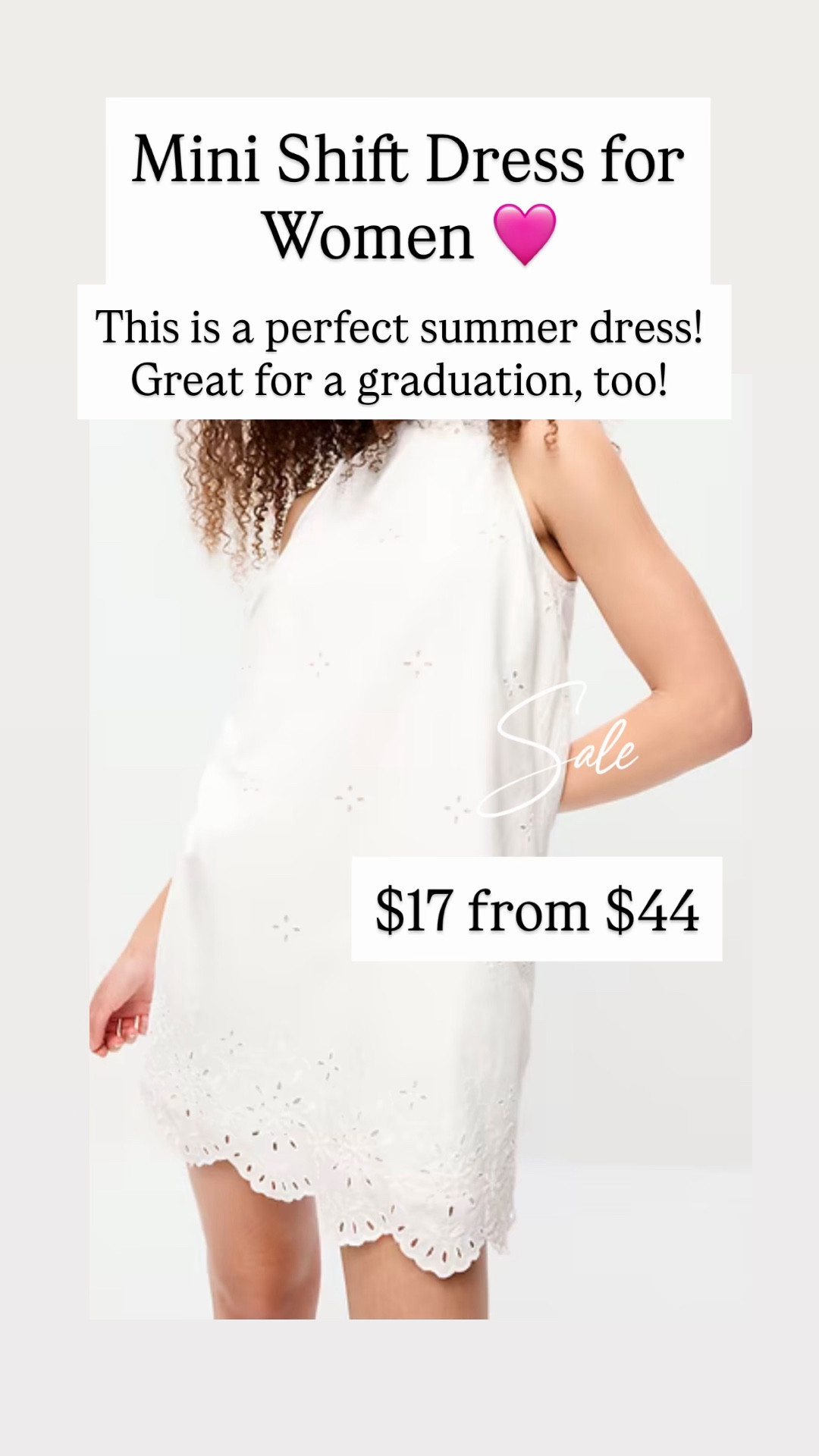 Mini shift dress on sale 

#LTKootd #LTKSaleAlert