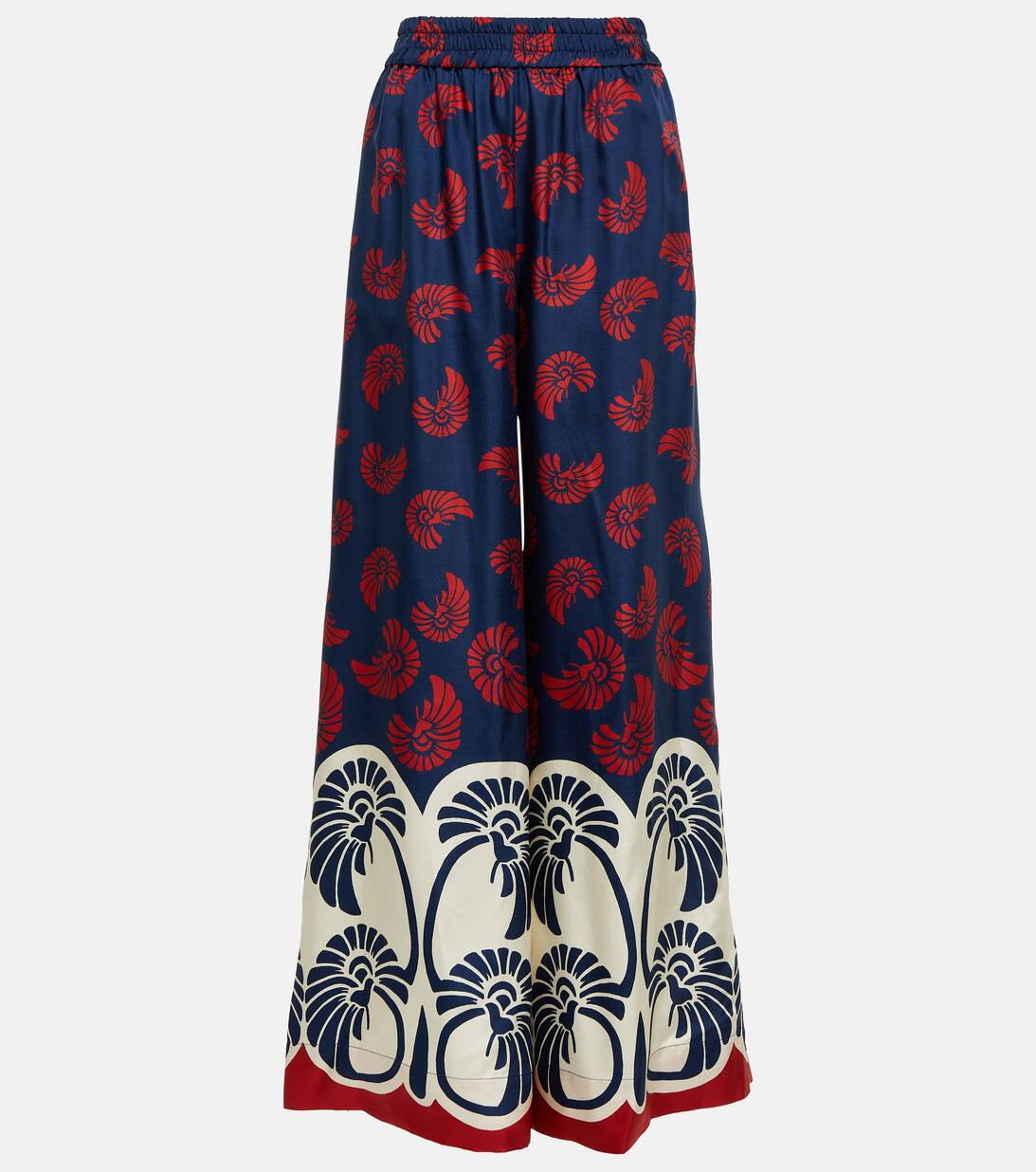 Printed silk palazzo pants | Mytheresa (US/CA)