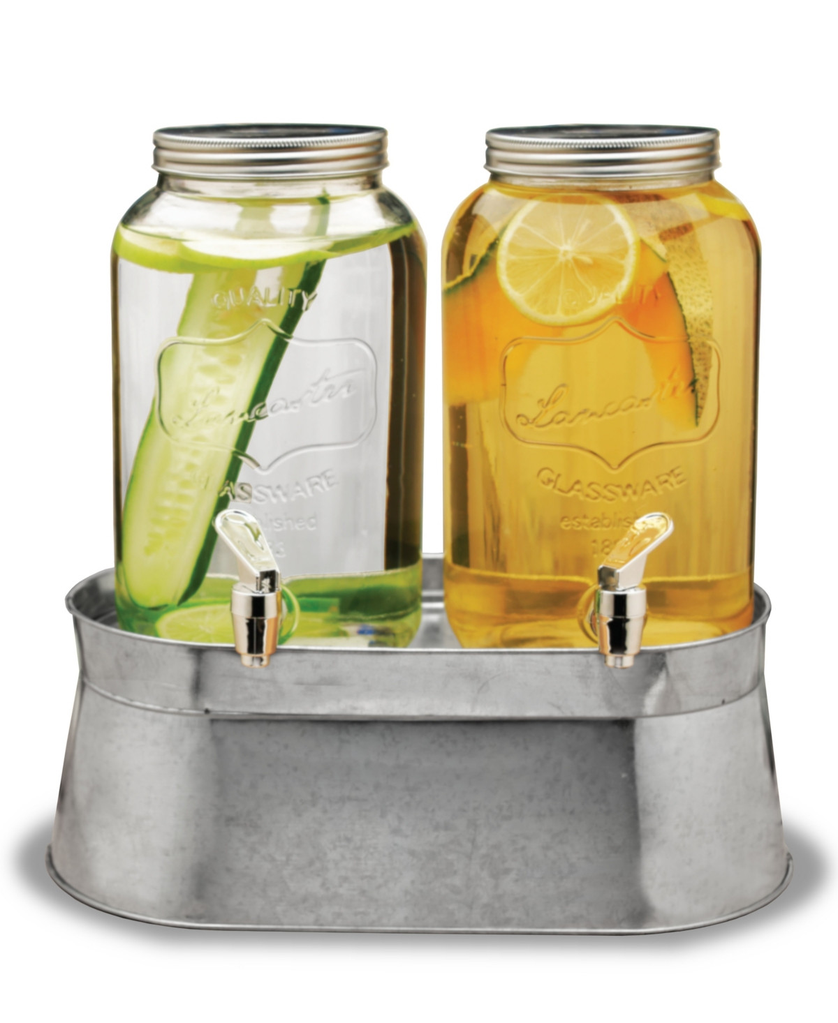 Circle Glass Lancaster Mini Dual Drink Dispenser | Macys (US)