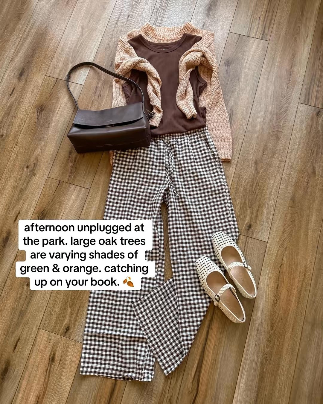 gingham linen pants. warm weather fall outfits.

#LTKSeasonal #LTKSaleAlert #LTKootd