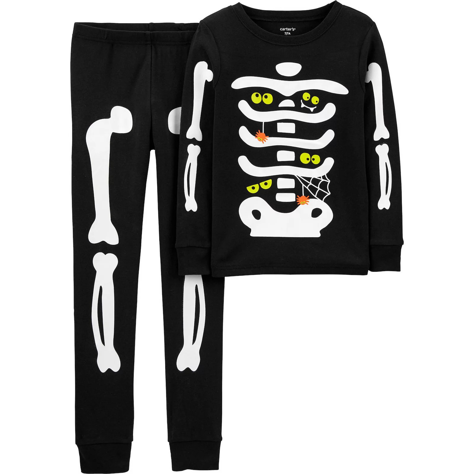 Boys 4-14 Carter's 2-Piece Halloween Skeleton Snug-Fit Pajama Set, Boy's | Kohl's