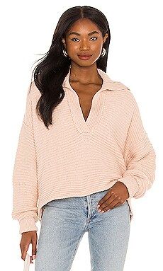 Free People Marlie Pullover in Dusty Pink from Revolve.com | Revolve Clothing (Global)