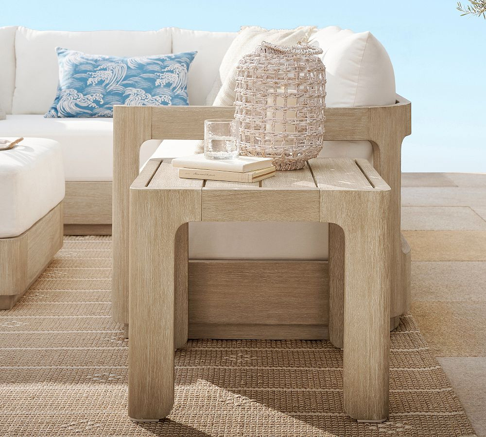 Aptos Square Outdoor Side Table (23") | Pottery Barn (US)