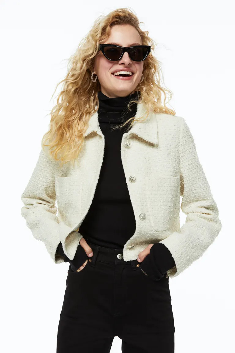 Rhinestone-button jacket | H&M (UK, MY, IN, SG, PH, TW, HK)