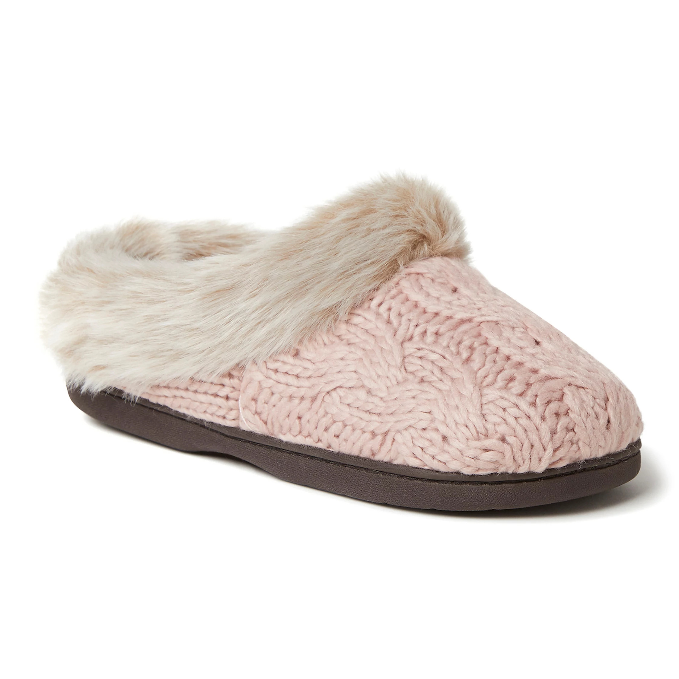 Women's Dearfoams Claire Chunky Knit Quilted Clog Slippers | Kohl's