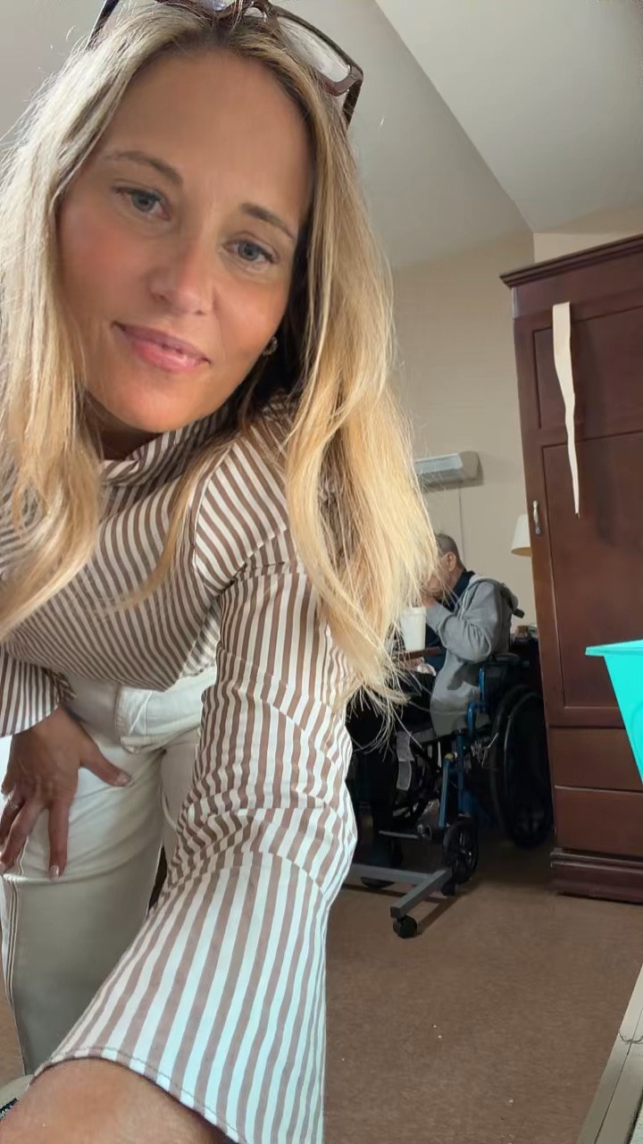 My OOTD will take me from rehab with Dad, Dr. appointments, even business meetings! This top selling shirt is beautiful, elegant and comfortable to wear all day long. My pants have a nice stretch to them and the wide legs give a luxury look. s

#LTKootd #LTKSeasonal #LTKOver40
