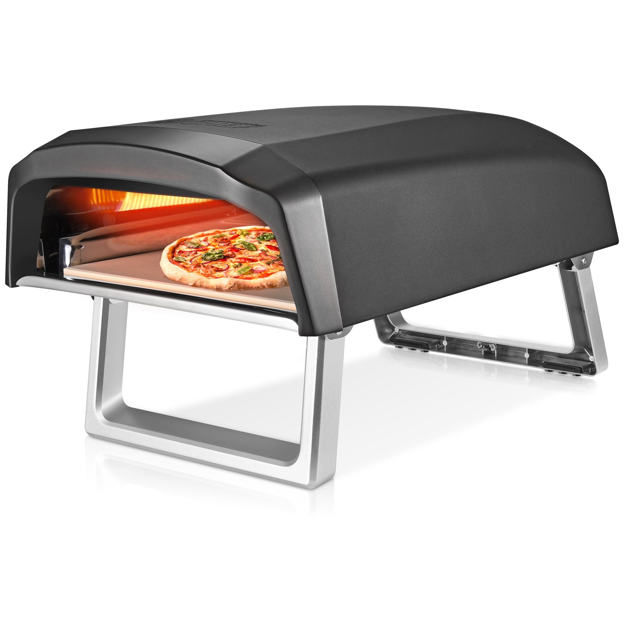 Commercial Chef Outdoor Pizza Oven - Propane Gas Portable for Outside (L-Shaped Dual Burner) | Walmart (US)