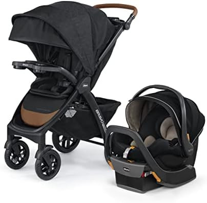 Chicco Bravo Primo Trio Travel System, Bravo Primo Quick-Fold Stroller with Chicco KeyFit 35 Zip ... | Amazon (US)