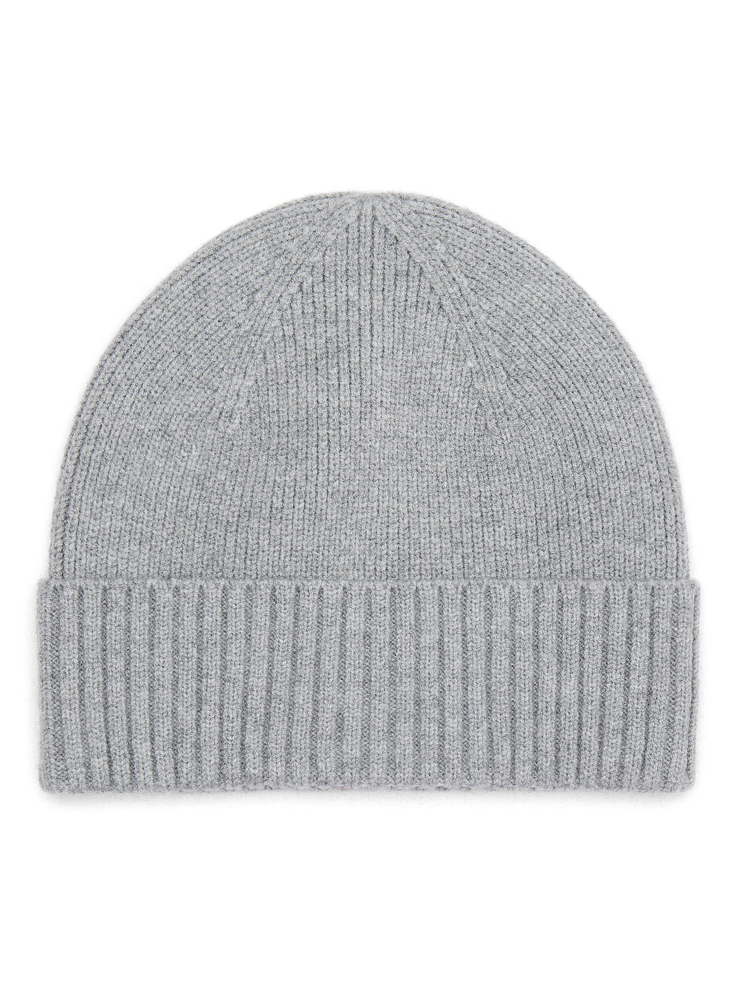 Time and Tru Women's Ribbed Beanie, Medium Grey Heather | Walmart (US)