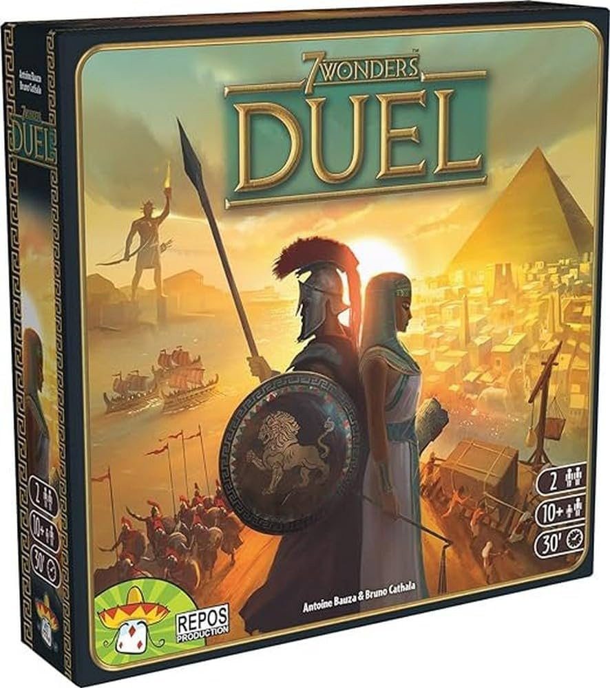 7 Wonders Duel Board Game (BASE GAME) | for 2 Players | Strategy | Civilization | Fun | Board Gam... | Amazon (US)