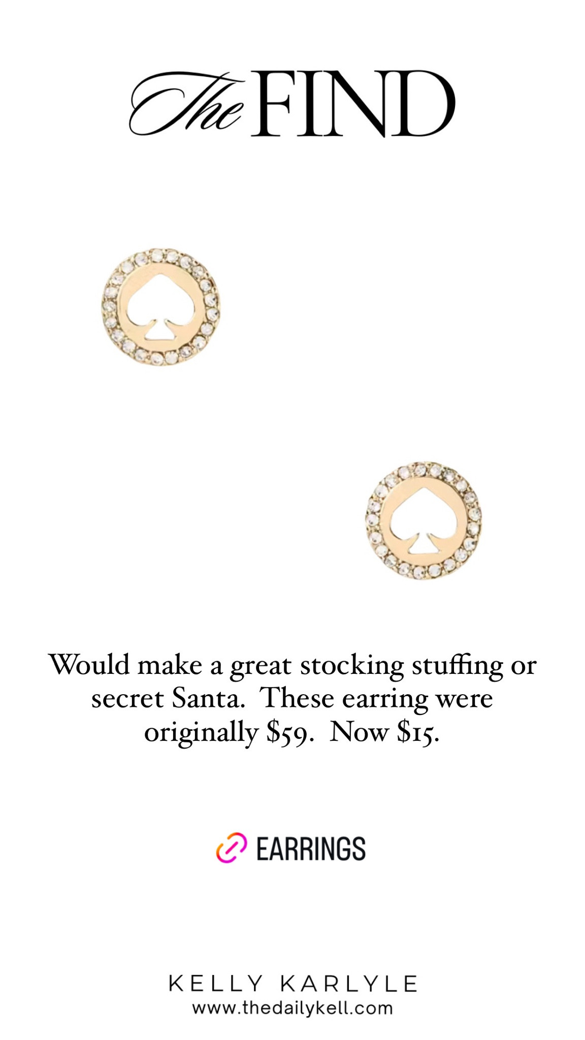 These earrings are gorgeous and would make a great stocking stuffer or Secret Santa gift.  #holidays #giftguide 

#LTKFindsUnder50 #LTKCyberWeek #LTKHoliday