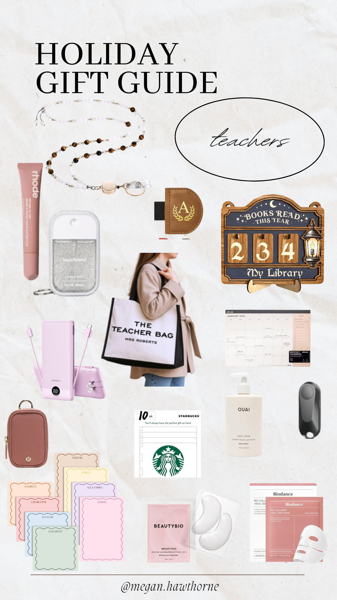 Holiday Gift Guide: Teachers 

Holiday gift ideas that teachers will use and love!  

 #LTKGiftGuide #LTKHoliday #LTKselfcare