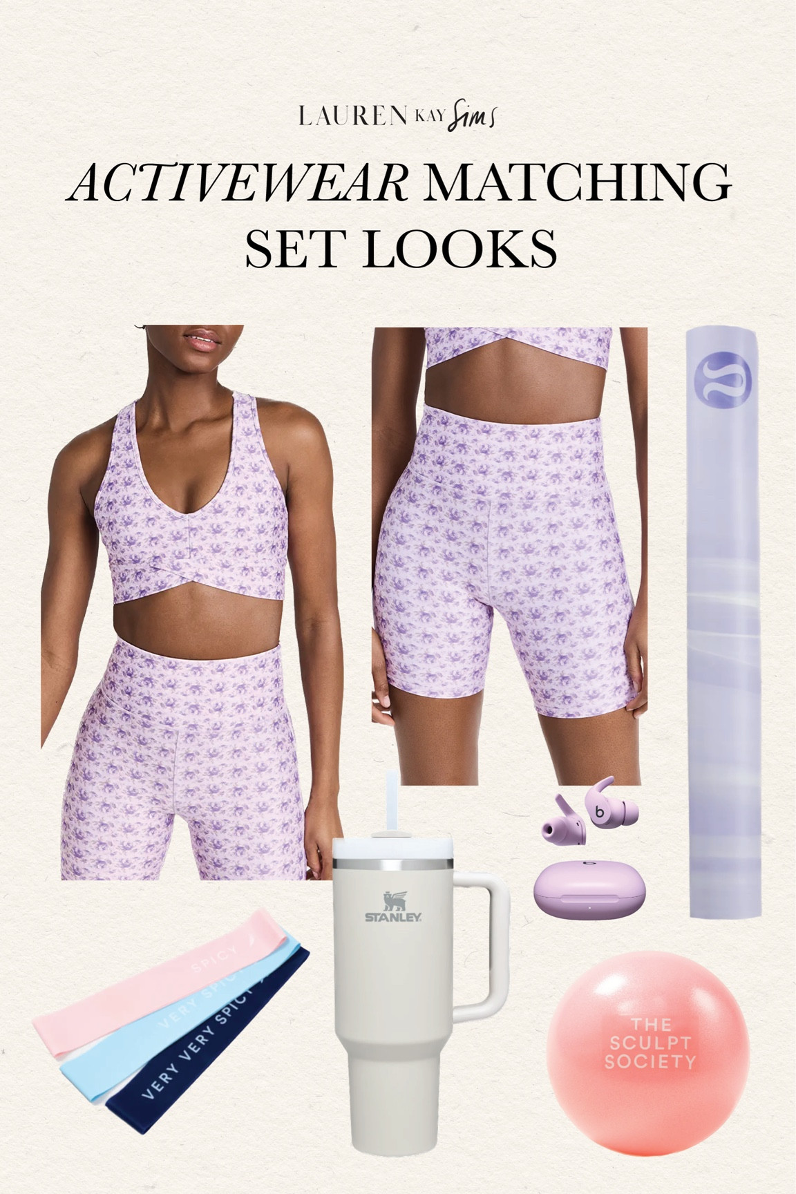 activewear matching set looks 💜

#LTKfit